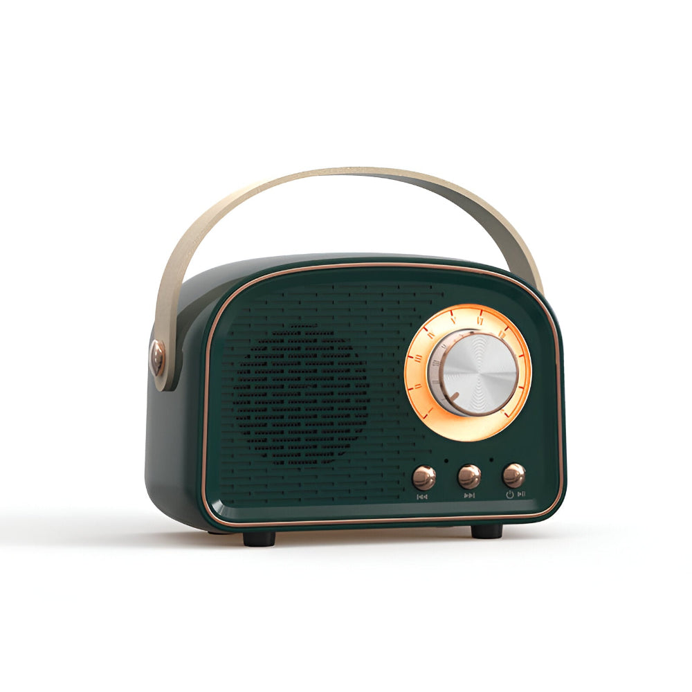 BowLift | Classic Retro Bluetooth Speaker – Stylish Wireless Sound System with Vintage Radio Design