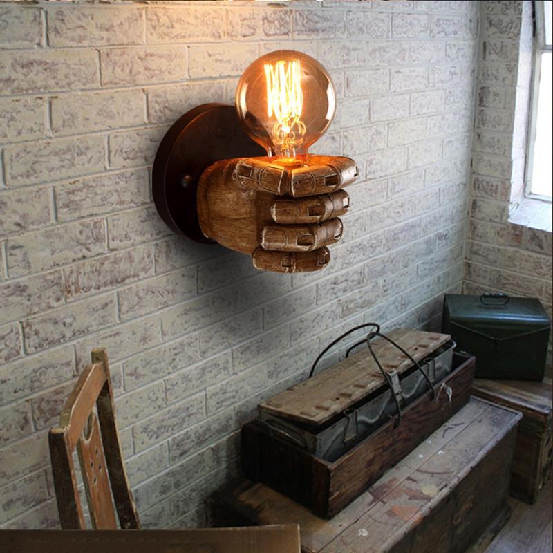 BowLift | Classical Resin Fist Wall Lamps