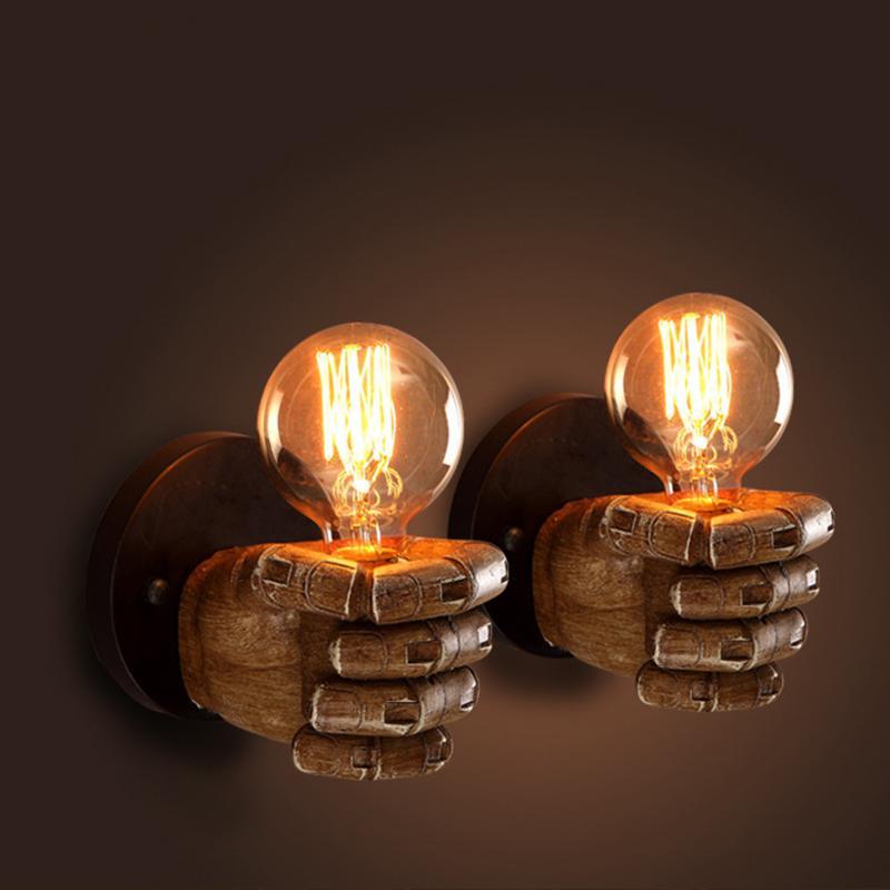 BowLift | Classical Resin Fist Wall Lamps