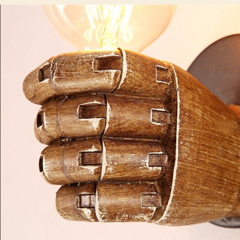 BowLift | Classical Resin Fist Wall Lamps