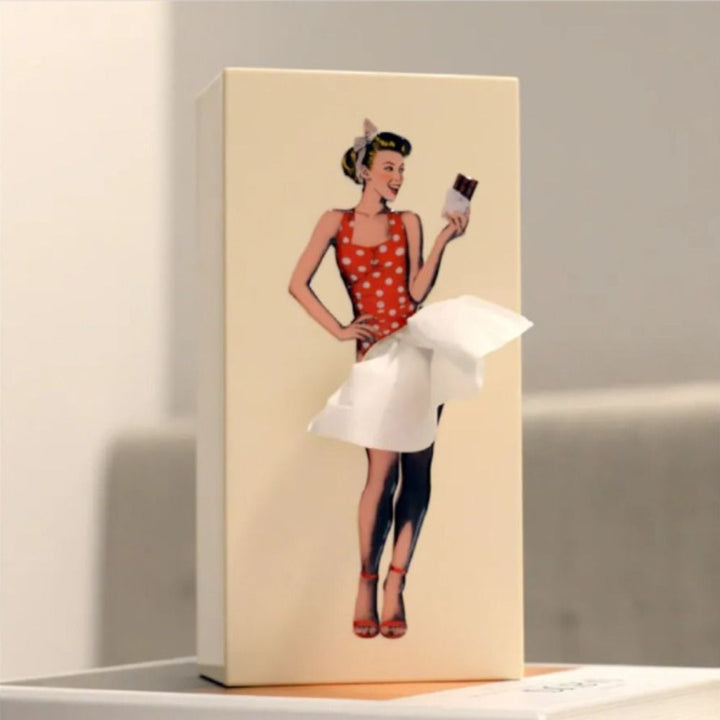BowLift | Flying Skirt Tissue Box
