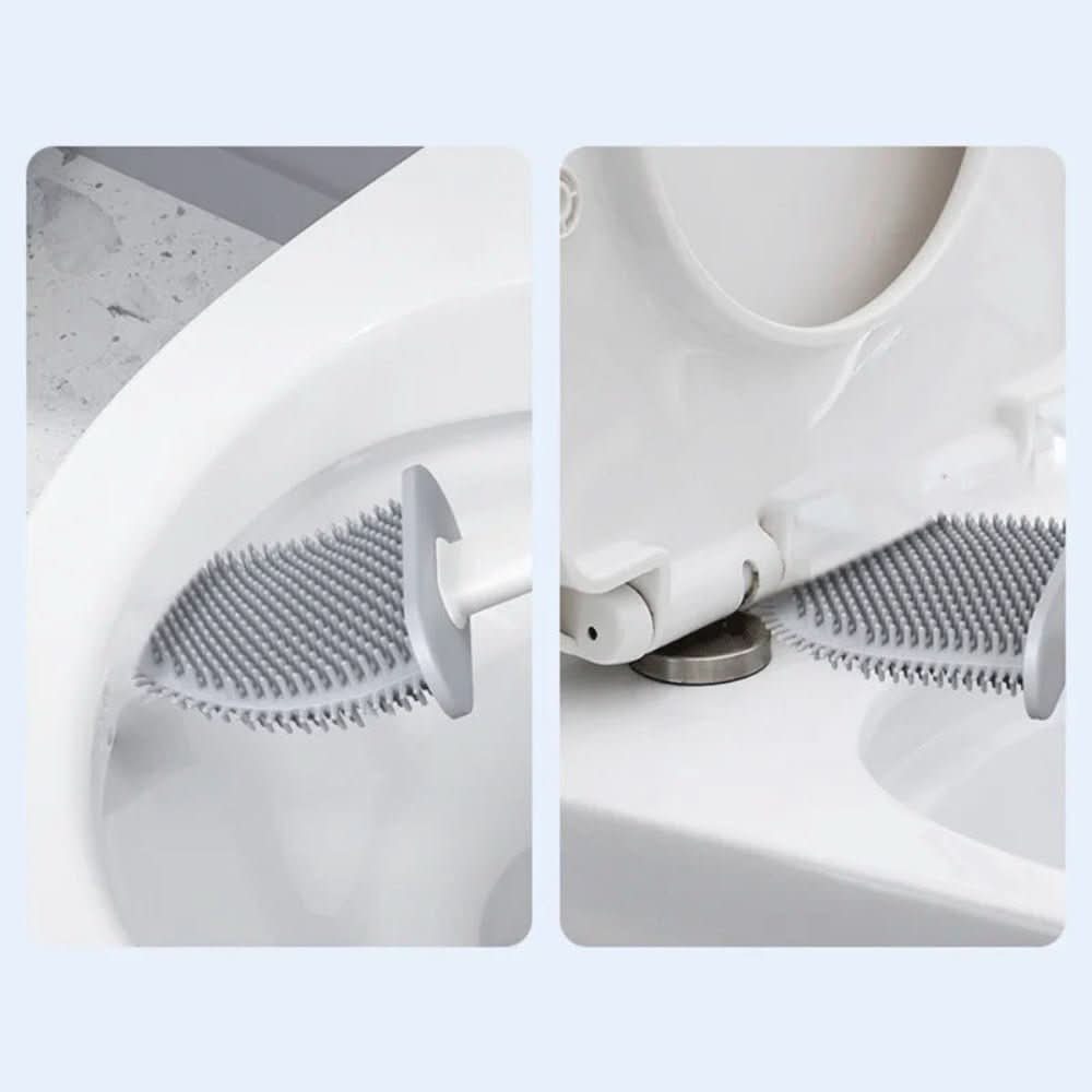 BowLift | Hygienic Silicone Toilet Brush with Wall Holder
