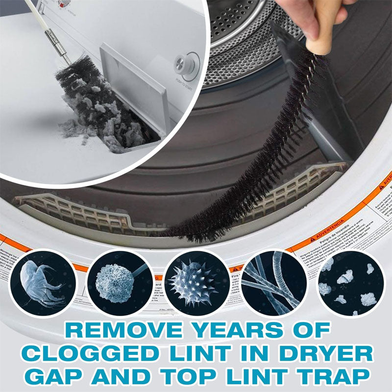 BowLift | 19-Piece  Duct Cleaning Brush Dryer Vent Cleaner Kit Omnidirectional Include 30Feet Dryer Vent Brush