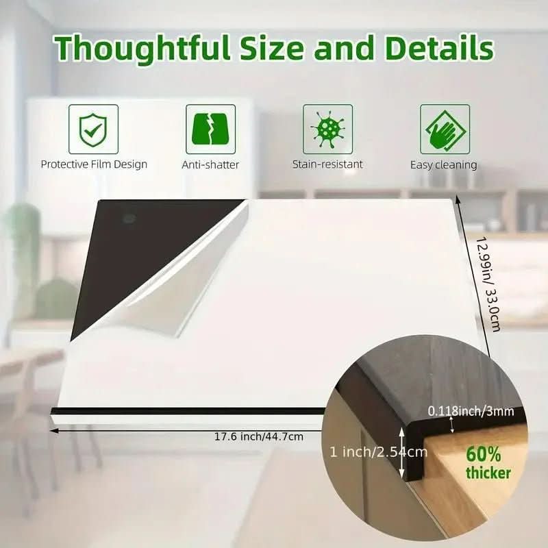 BowLift | Acrylic Cutting Board with Protective Lip