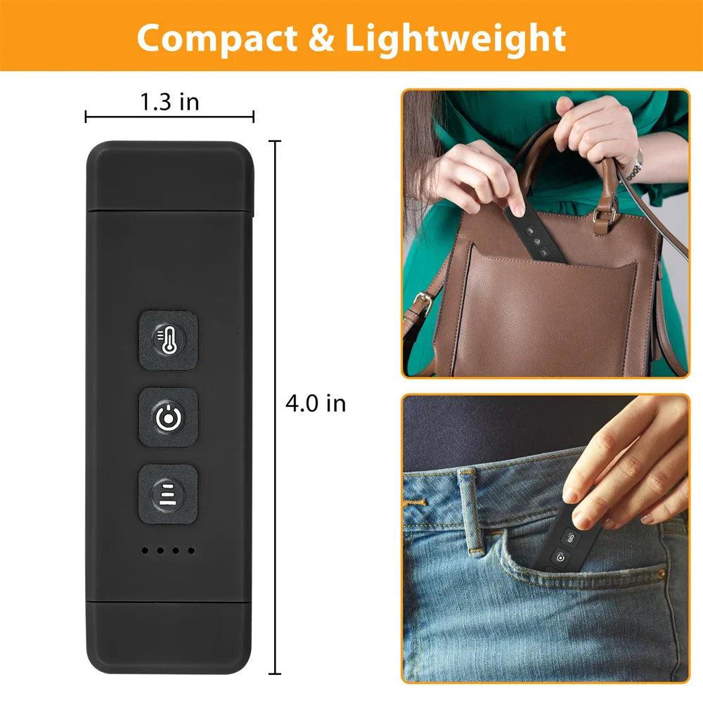 BowLift | Clip-on book light, USB rechargeable reading light with timer, portable LED bookmark light for bedside & desk