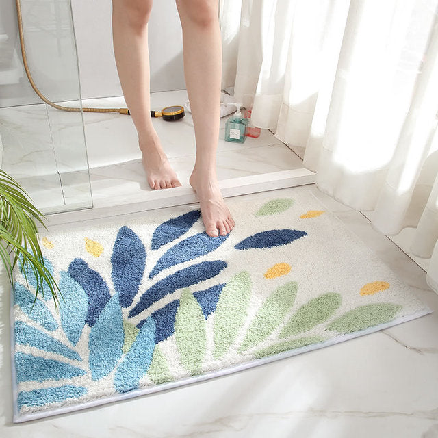 Colorful and Soft Mats – Non-Slip Bath Mats for Bathroom and Entrance Area | Bowlift