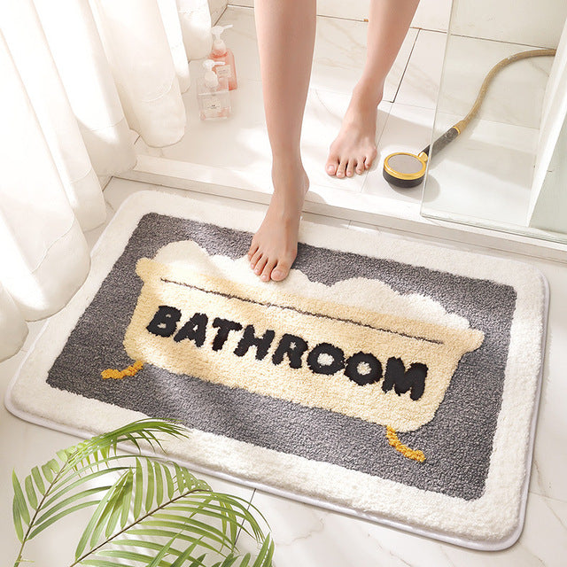 Colorful and Soft Mats – Non-Slip Bath Mats for Bathroom and Entrance Area | Bowlift