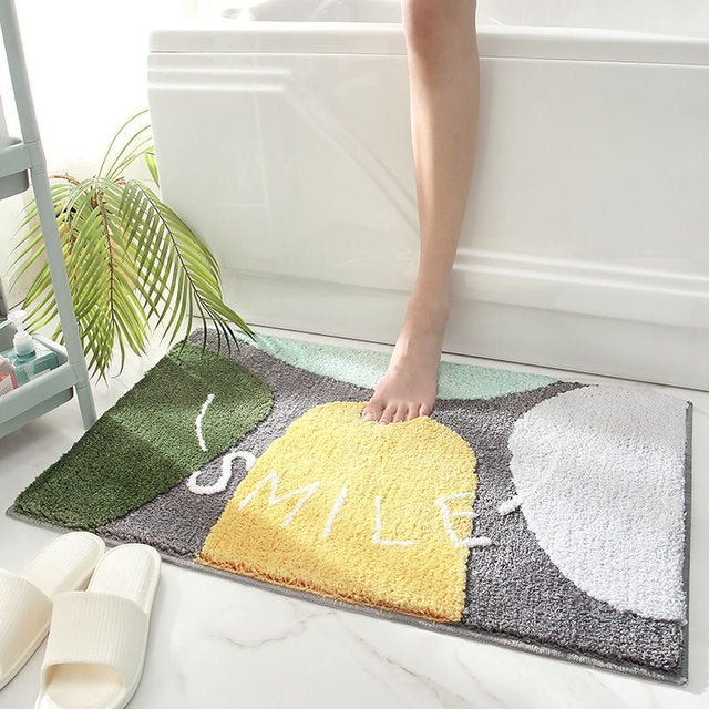 Colorful and Soft Mats – Non-Slip Bath Mats for Bathroom and Entrance Area | Bowlift