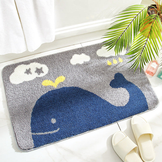Colorful and Soft Mats – Non-Slip Bath Mats for Bathroom and Entrance Area | Bowlift