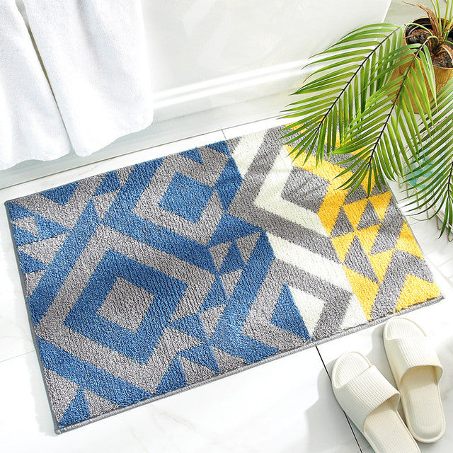 Colorful and Soft Mats – Non-Slip Bath Mats for Bathroom and Entrance Area | Bowlift