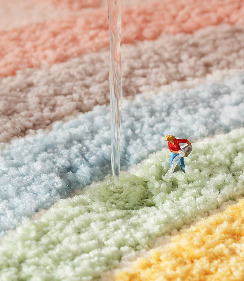 Colorful and Soft Mats – Non-Slip Bath Mats for Bathroom and Entrance Area | Bowlift
