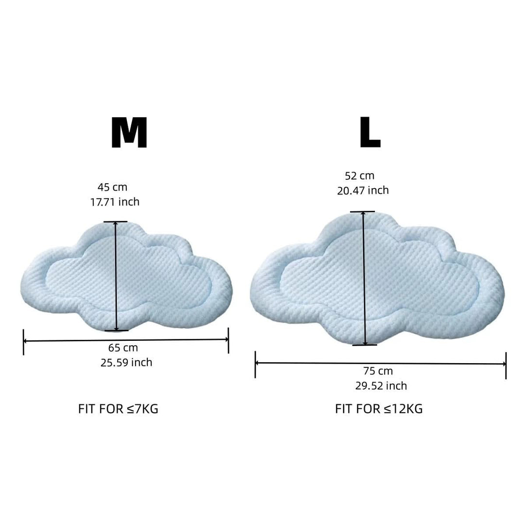 BowLift | Cooling Pet Mat in Cloud Shape for Summer Comfort