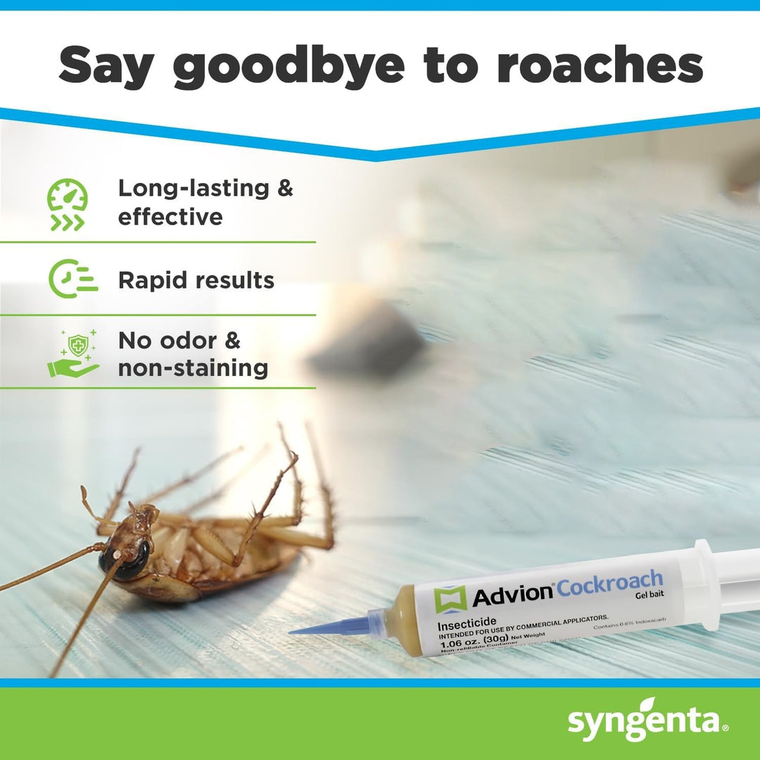 Advion Cockroach Gel Bait, Cockroach Killer, non-toxic pest control, pest management