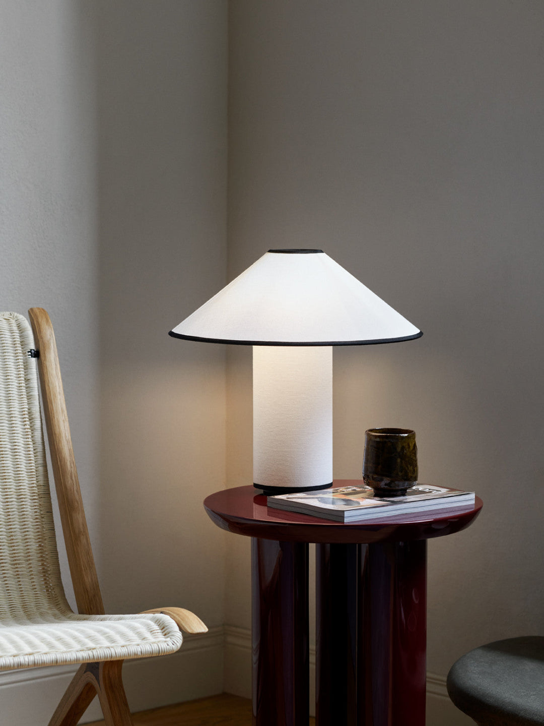 Table Lamp with Fabric Shade – Lunara | Bowlift