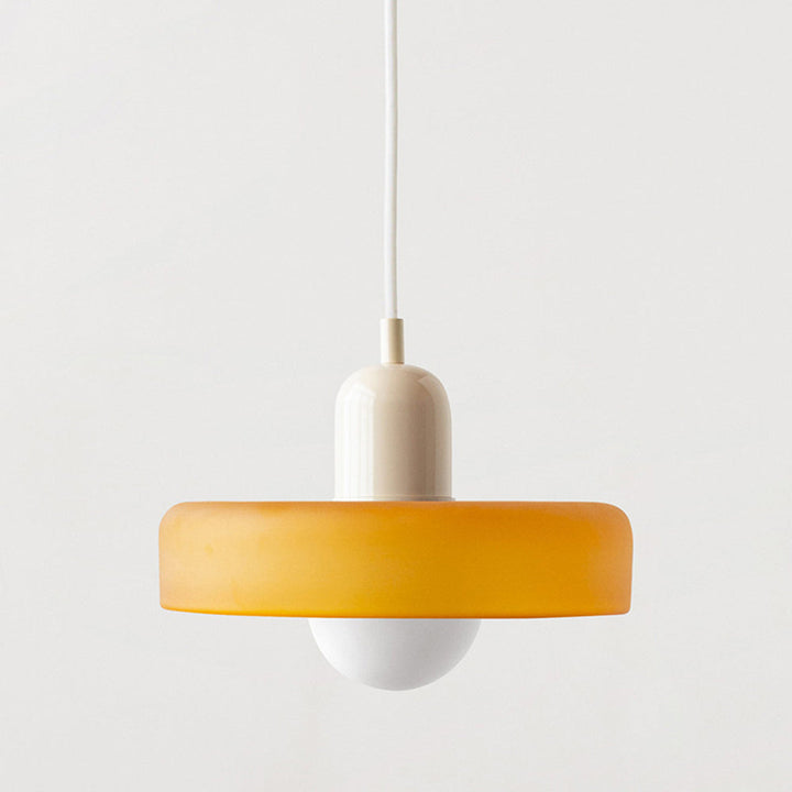 Bauhaus Colorful Glass Pendant Lamp - Modern Design Lamp for Living Room and Dining Room | Bowlift