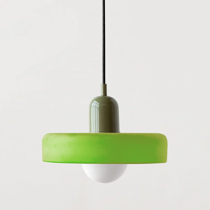 Bauhaus Colorful Glass Pendant Lamp - Modern Design Lamp for Living Room and Dining Room | Bowlift