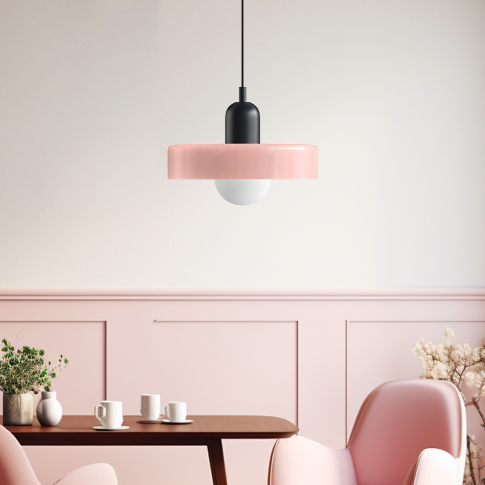 Bauhaus Colorful Glass Pendant Lamp - Modern Design Lamp for Living Room and Dining Room | Bowlift