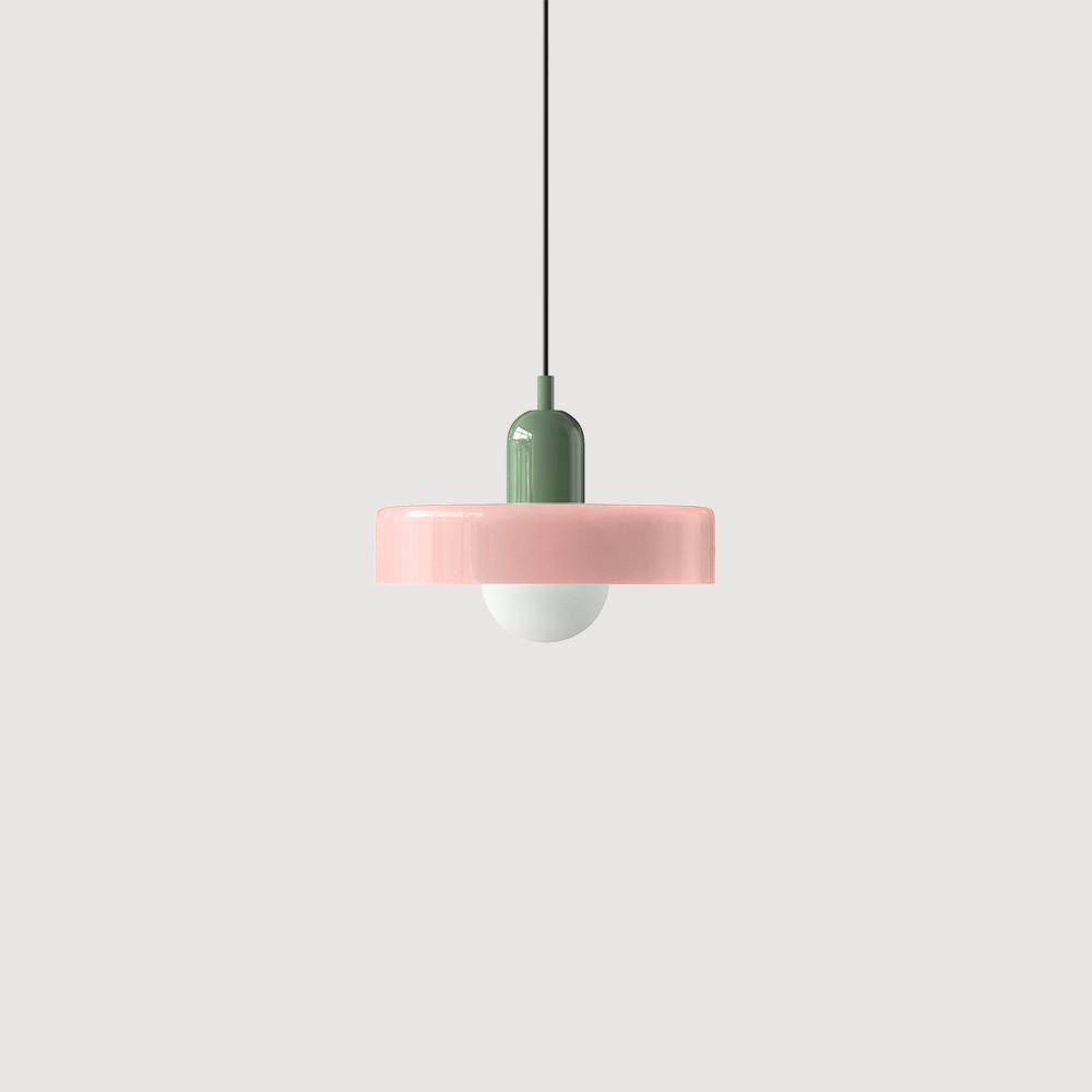 BowLift | Bauhaus Inspired Colourful Glass Pendant Light