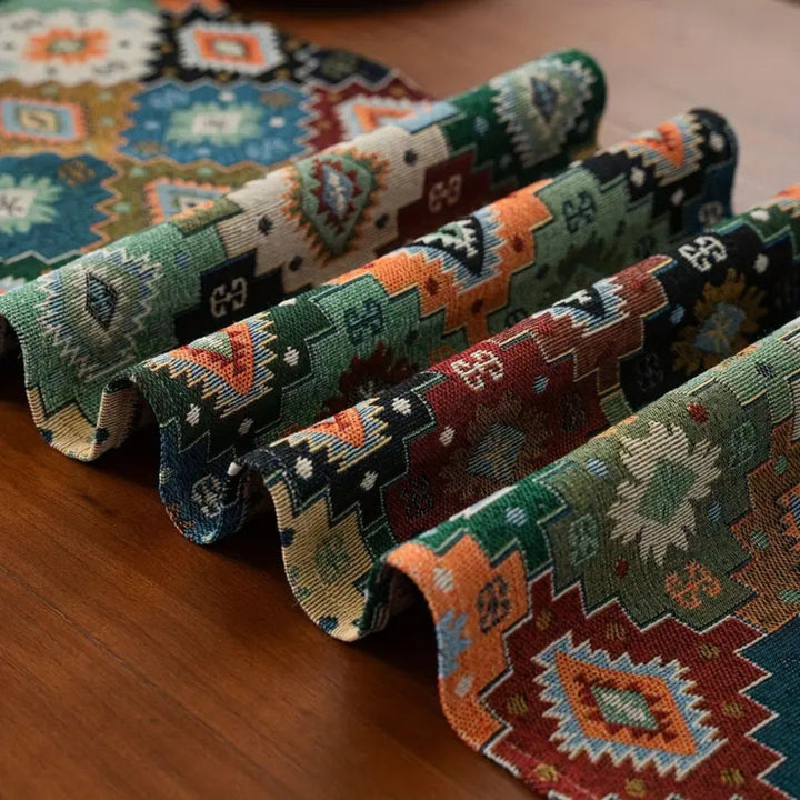 BowLift | Colorful Geometric Tassel Table Runner Decor