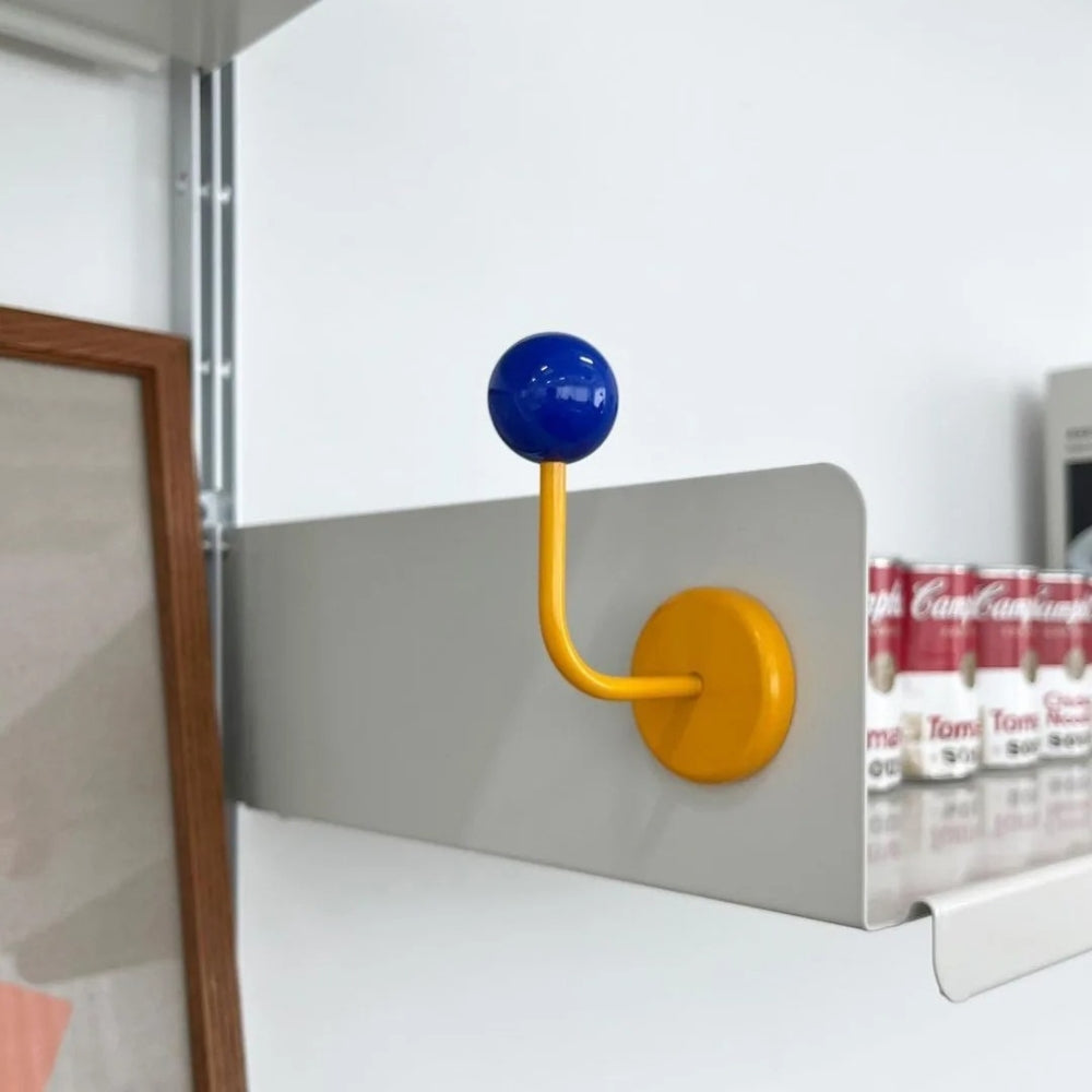 MagneSphere Wooden Magnetic Wall Hooks – Colorful Storage Solution Without Drilling | Bowlift