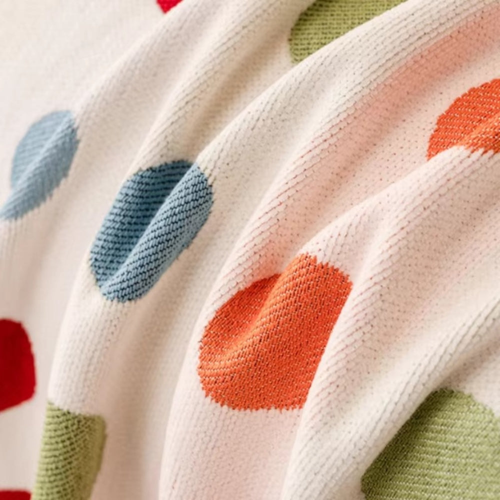 BowLift | Colorful Polka Dot Sofa Cover