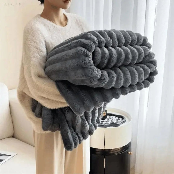 BowLift | CozyFleece Plush Blanket Soft Warm Throw