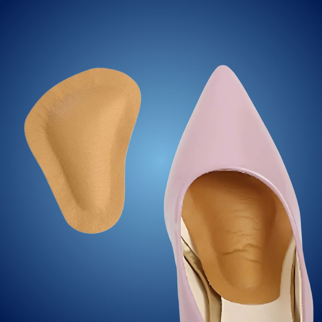 ComfortPad Front Foot Cushioning Relief | for Metatarsalgia Ball of Foot - Pain Shock Absorption - Daily Comfort for High Heels Bowlift