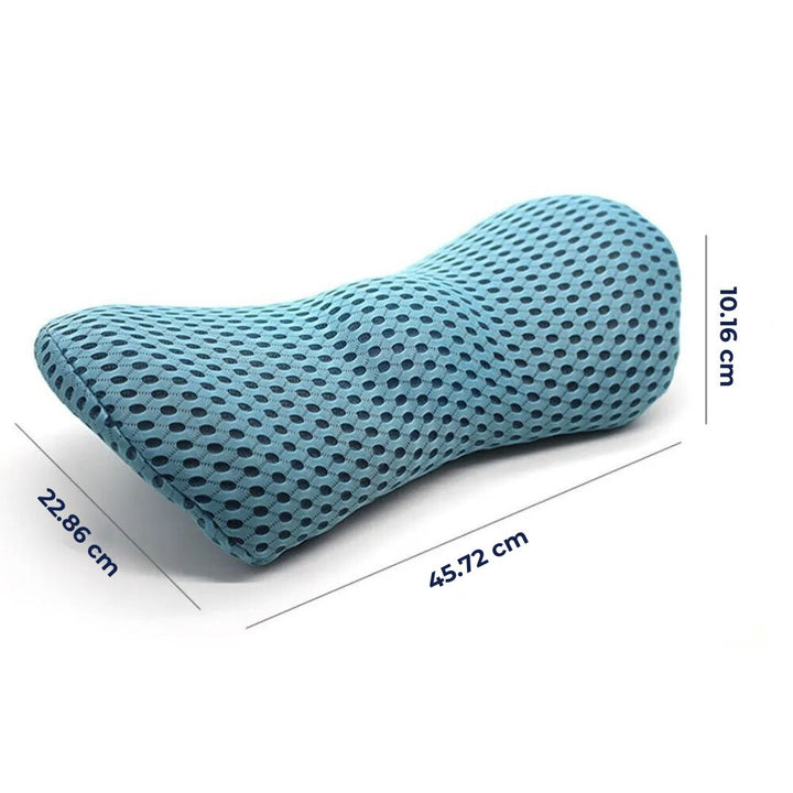 ComfortWave Lumbar Support Cushion | for Lower Back Pain Relief - Ergonomic Design for Office - Driving and Home Use Bowlift