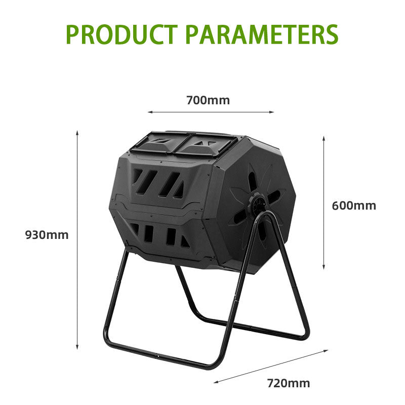 BowLift | Kitchen Waste Compost Barrel, Household Garden Fertilizer Fermentation Barrel, Nutrient Compost Box