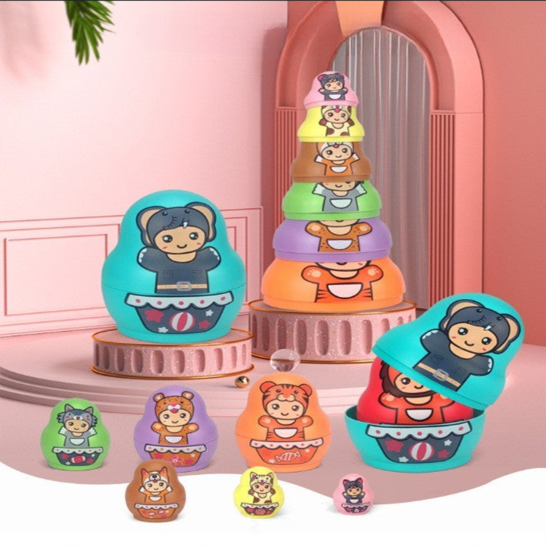 BowLift | Educational Colorful Kids Matryoshka Dolls
