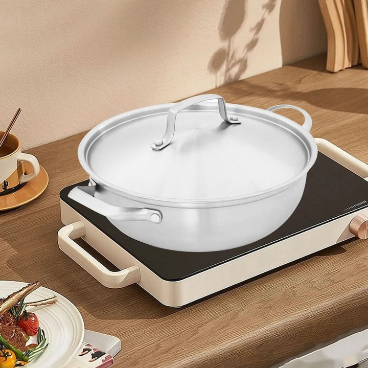 BowLift | Stainless Steel Cooking Pot 26 cm with Even Heat Distribution