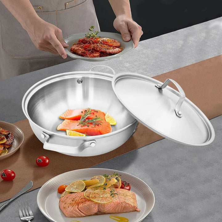 BowLift | Stainless Steel Cooking Pot 26 cm with Even Heat Distribution