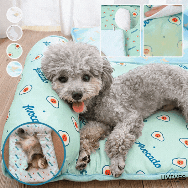 Cooling Mat Ice Silk for Dogs and Cats – Self-Cooling Without Electricity | Bowlift
