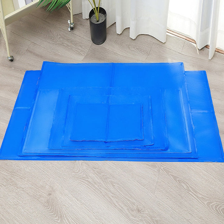 BowLift | FrescuraPet Cooling Mat for Dogs & Cats | Self-Cooling & Joint-Saving | Foldable & Portable | 5 Sizes | Blue