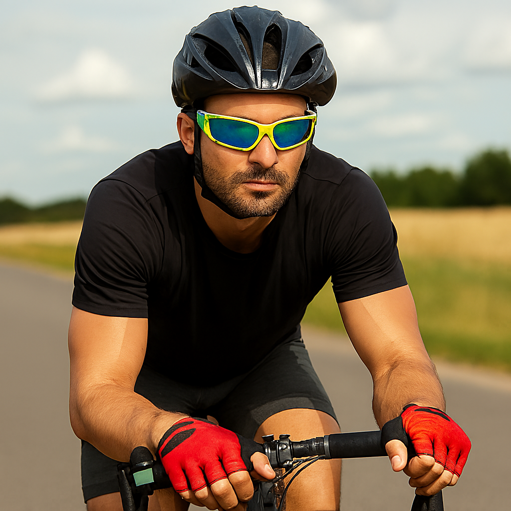 BowLift | UV400 Polarized Sport Sunglasses for Running, Cycling, Fishing, and Outdoor Performance with Protective Case, Unisex