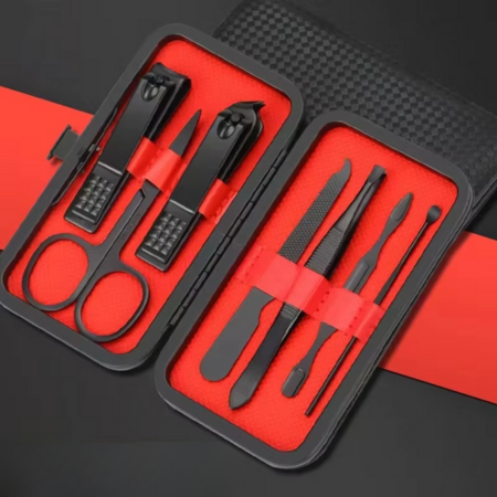 BowLift | 16-Piece Stainless Steel Manicure and Pedicure Grooming Set