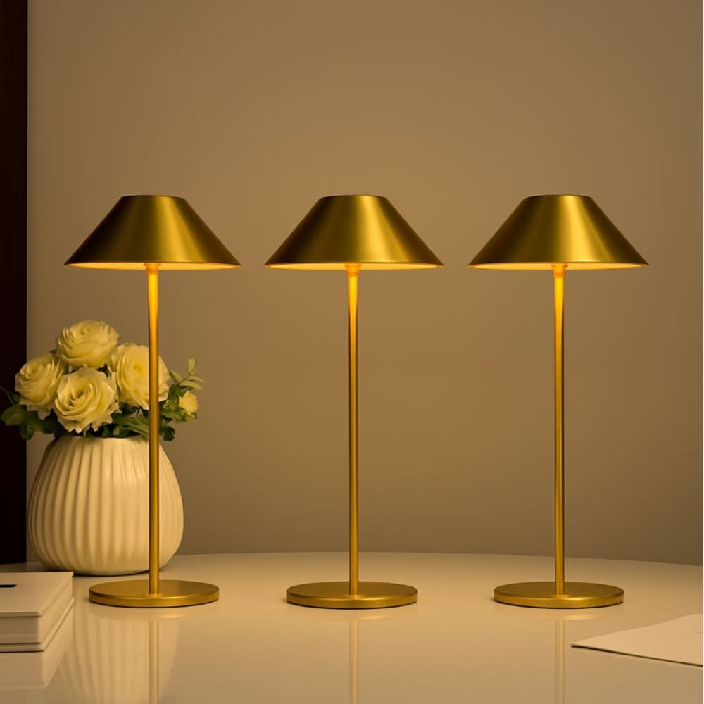 BowLift | Gold Modern Touch LED Lamp