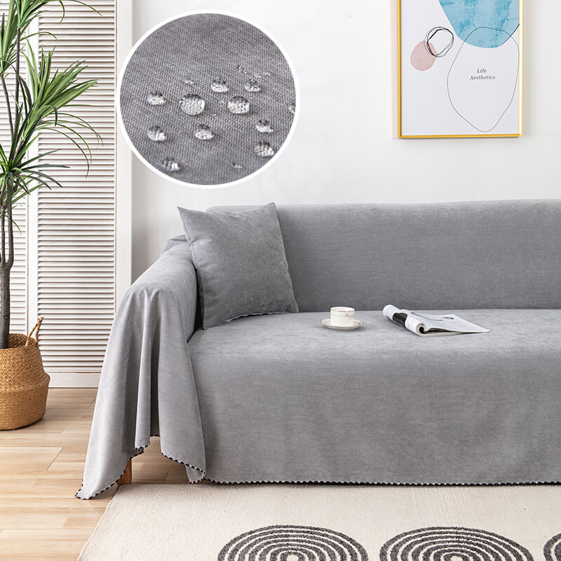 Water-repellent Couchora furniture cover – Durable cord blanket for sofa and chair | Bowlift