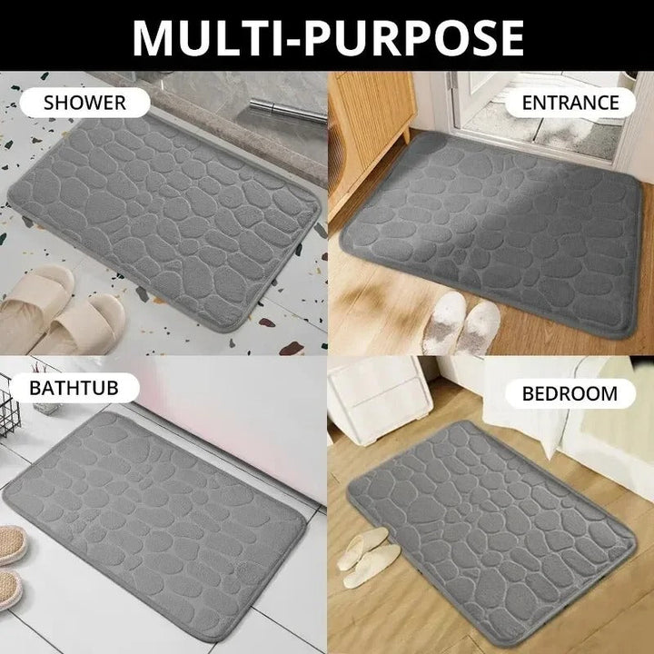 BowLift | CozyStone | Memory Foam Non-Slip Rug Mat 60x90 cm