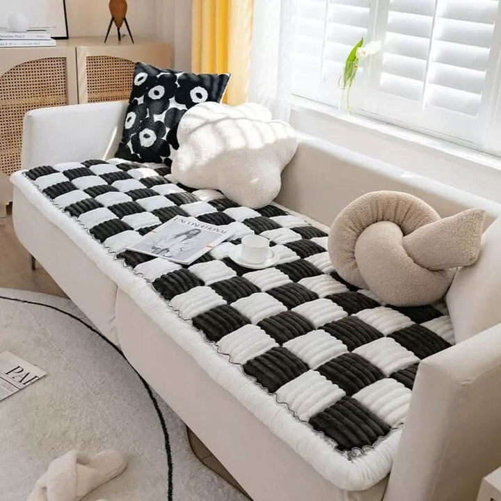 BowLift | COZYCOVER – Cozy pet blanket made of chenille with furniture protection function