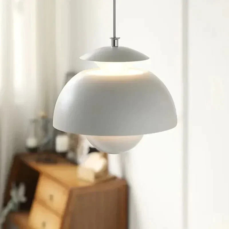 Modern Scandinavian LED Pendant Light – Designer Pendant Lamp for Living Room, Kitchen, and Dining Room | Bowlift