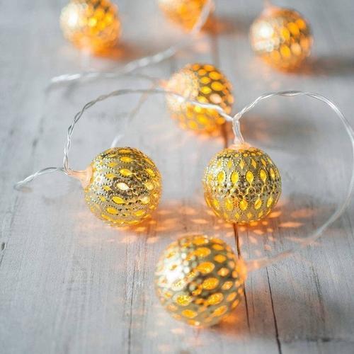 BowLift | Creative Golden Light With Round Ball LED Lights