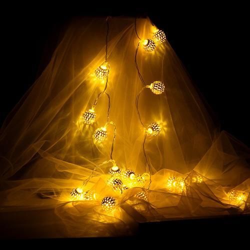 BowLift | Creative Golden Light With Round Ball LED Lights