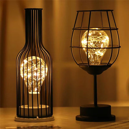 BowLift | Lumineux Cordless Ambient Lamp Set – 3 Unique Wine-Inspired LED Table Lights