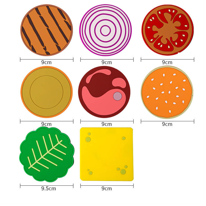 BowLift | Creative Hamburger-Shape Coaster Set