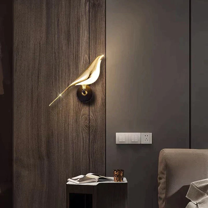 VogelLicht - Unique Artistic Wall Lamp in Bird Shape, LED Lighting for Modern Interiors | Bowlift
