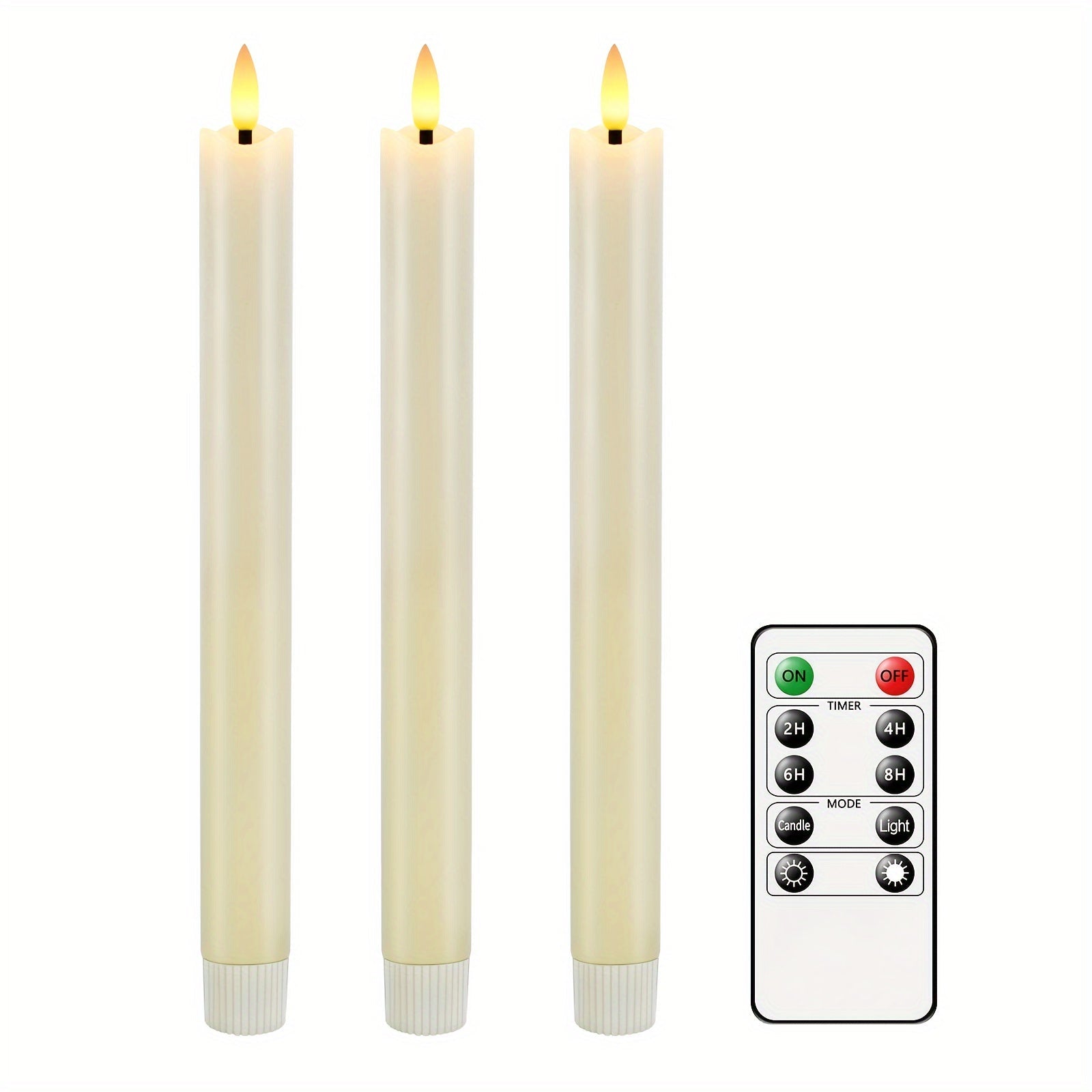 BowLift | CandleLuxe – 6 LED Taper Candles with Remote for Luxurious Event Lighting
