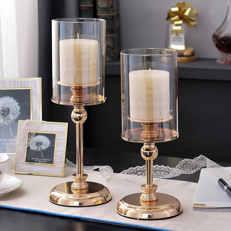 BowLift | NuptialGlow - Retro Luxe Candleholder Set for Weddings