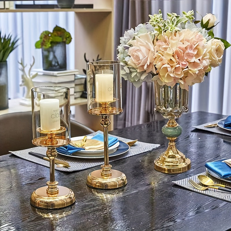BowLift | NuptialGlow - Retro Luxe Candleholder Set for Weddings