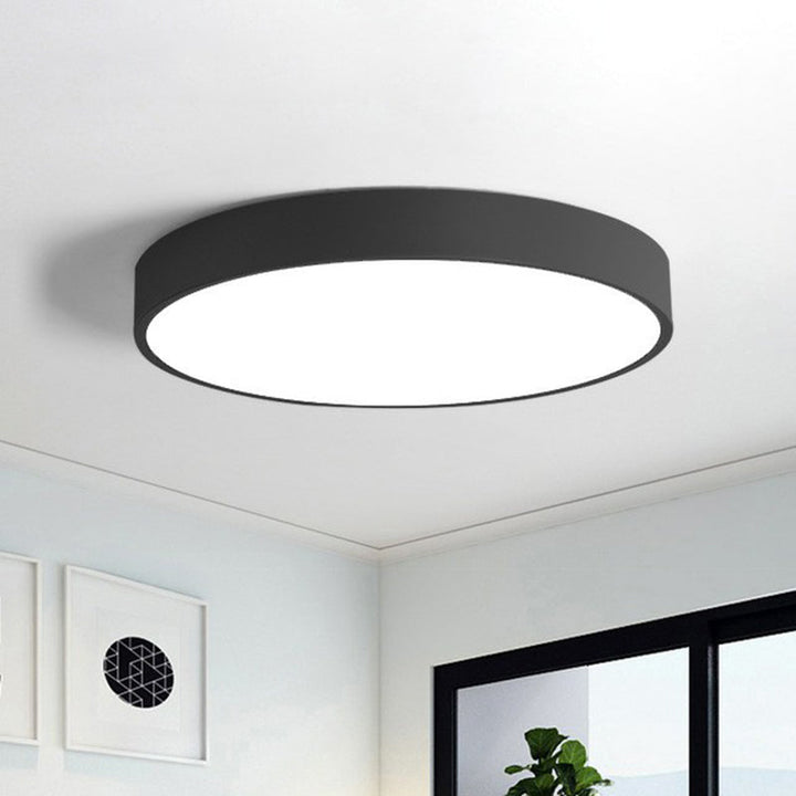 BowLift | Slim round LED lamp for bedroom and living room interiors